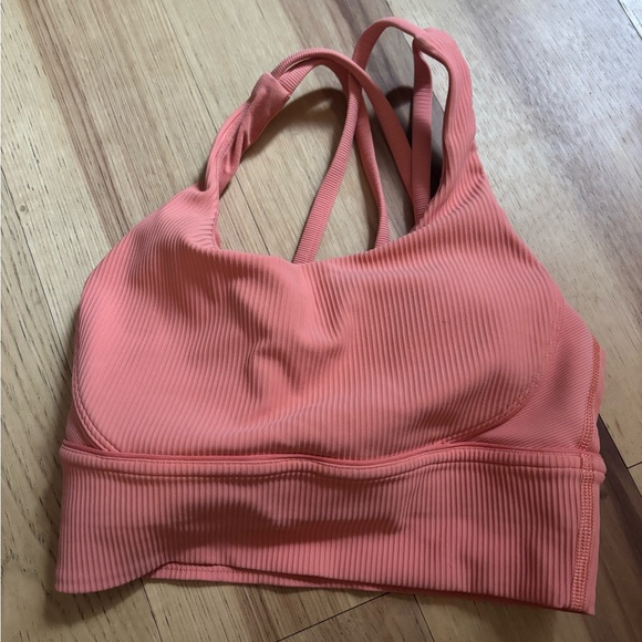 Lululemon Athletica Orange Sports Bra - Picture 1 of 2